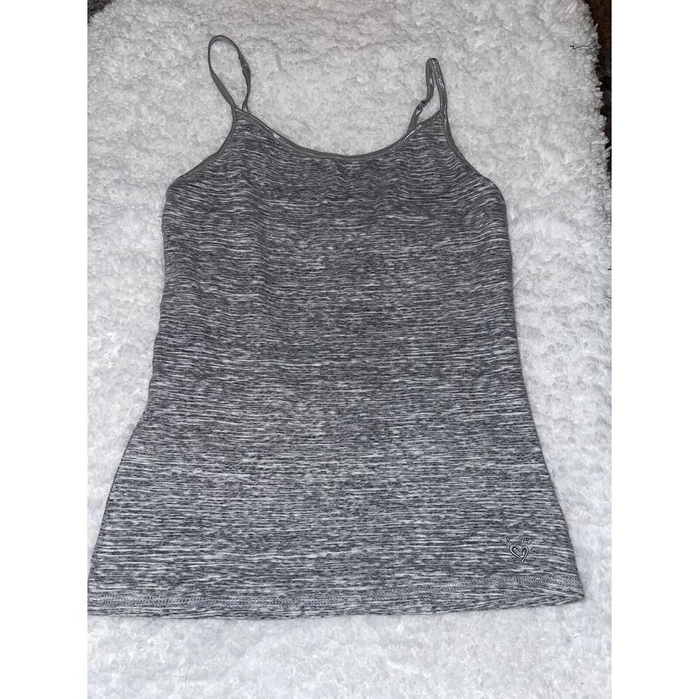 Justice girls sz. 14 gray marbled cami. Classic, cute, great shape